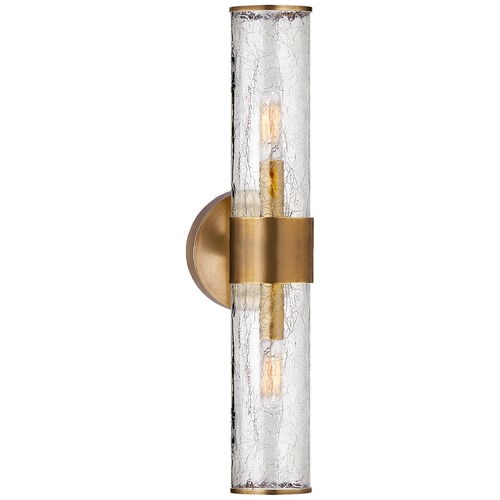 Visual Comfort Signature Collection Kelly Wearstler Liaison Medium Sconce in Brass by Visual Comfort Signature KW2118ABCRG