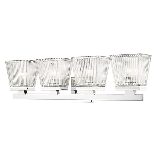 Z-Lite Astor Chrome Bathroom Light by Z-Lite 1936-4V-CH