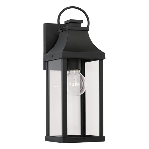 Capital Lighting Bradford 17.25-Inch Outdoor Wall Lantern in Black by Capital Lighting 946411BK