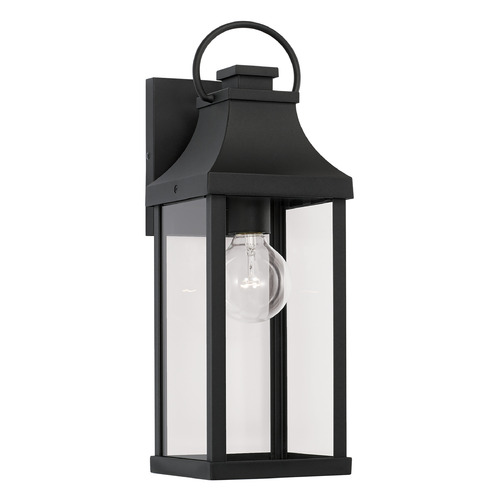 Bradford 17.25-Inch Outdoor Wall Lantern in Black by Capital Lighting