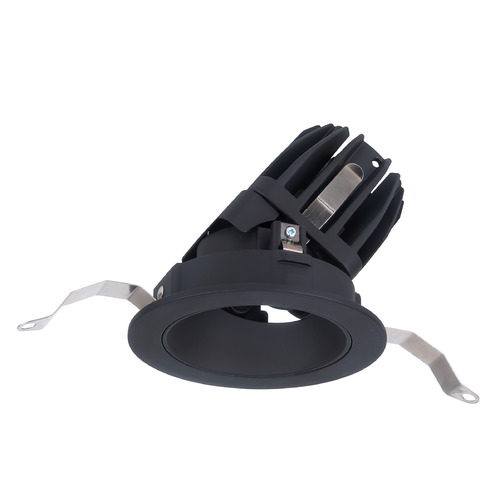 WAC Lighting 2-Inch FQ Shallow Black LED Recessed Trim by WAC Lighting R2FRA1T-WD-BK