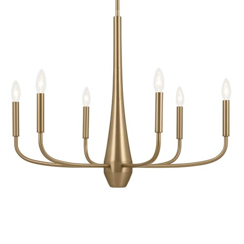 Deela Champagne Bronze Chandelier by Kichler Lighting