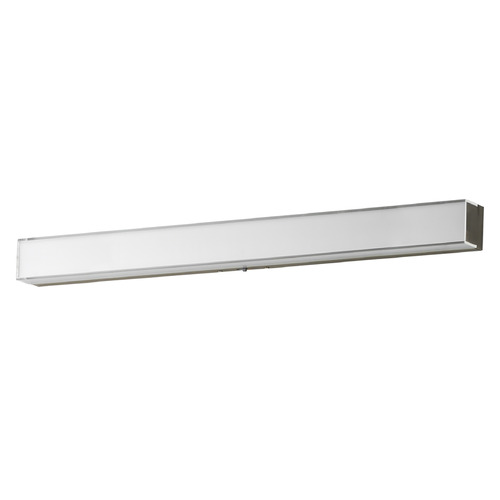 Edge Satin Nickel LED Vertical Bathroom Light by Maxim Lighting