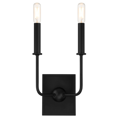Savoy House Lighting Avondale Matte Black Sconce