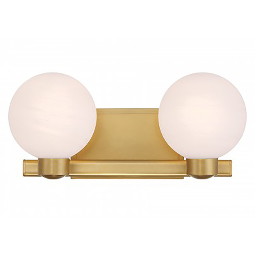 Minka Lavery Sergio Mooncrest Legacy Brass Bathroom Light
