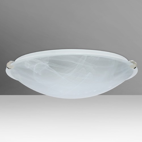 Besa Lighting Trio Polished Nickel LED Flushmount Light