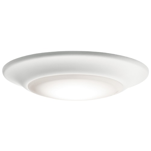 Kichler Lighting Casual LED Flushmount Light White Downlight Gen I by Kichler Lighting 43878WHLED27