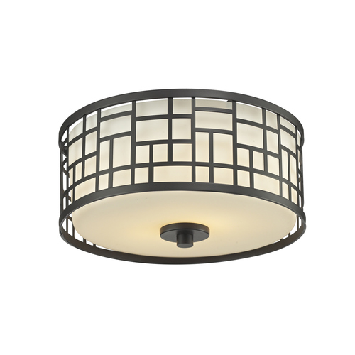 Z-Lite Z-Lite Elea Bronze Flushmount Light 329F12-BRZ