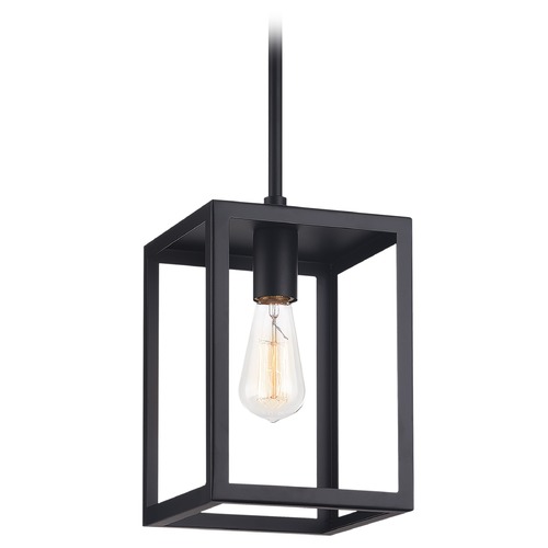 Flare Black Mini Pendant by Matteo Lighting
