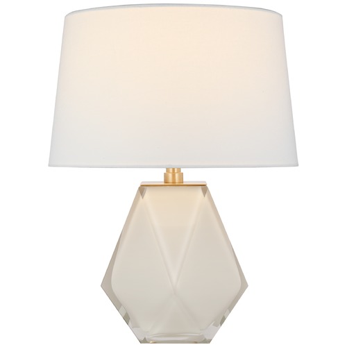 Visual Comfort Signature Collection Chapman & Myers Gemma Table Lamp in White Glass by Visual Comfort Signature CHA8437WGL