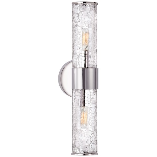 Visual Comfort Signature Collection Kelly Wearstler Liaison Medium Sconce in Nickel by Visual Comfort Signature KW2118PNCRG