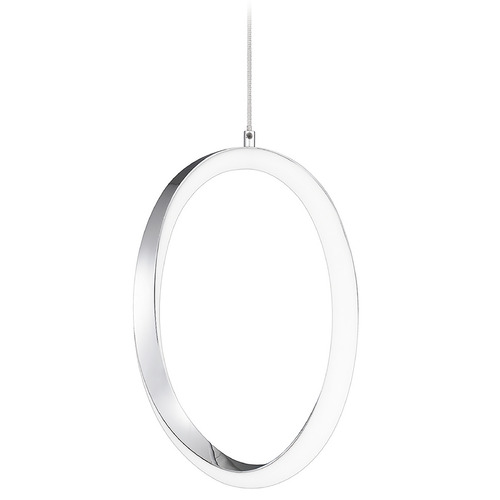 Quoizel Lighting Senna 6.50-Inch LED Pendant in Polished Chrome by Quoizel Lighting PCSNA1507C