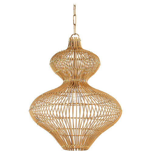 Troy Lighting Irvine Patina Brass LED Pendant Light