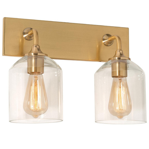 Afx Lighting William Satin Brass Bathroom Light