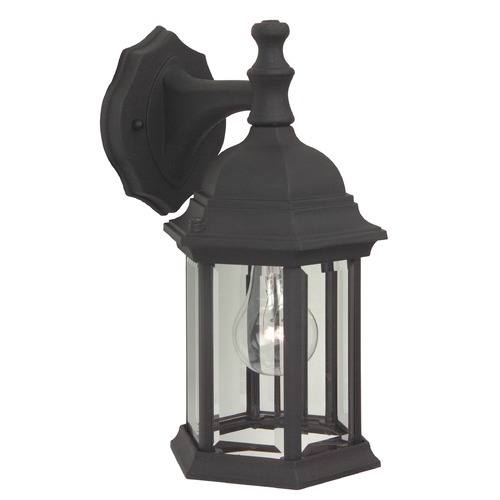 Craftmade Lighting Hex Style Matte Black Outdoor Wall Light by Craftmade Lighting Z294-05