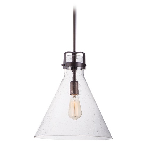 Maxim Lighting Maxim Lighting Seafarer Oil Rubbed Bronze Pendant Light with Conical Shade 26119CDOI/BUI