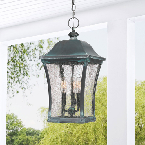 Quoizel Lighting Bardstown Aged Verde Outdoor Hanging Light by Quoizel Lighting BDS1910AGV