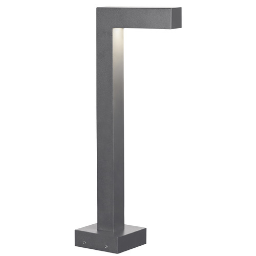 Visual Comfort Modern Collection Sean Lavin Strut 2700K LED Path Light in Charcoal with Stake Mounting Kit by VC Modern 700OASTR92718DH12SST