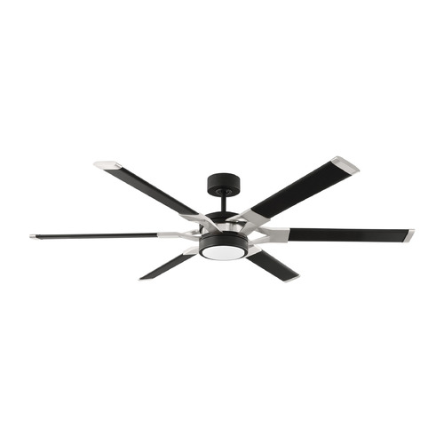 Loft 62-Inch LED Fan in Midnight Black by Visual Comfort & Co Fans