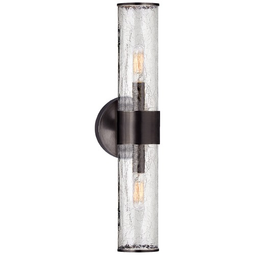 Visual Comfort Signature Collection Kelly Wearstler Liaison Medium Sconce in Bronze by Visual Comfort Signature KW2118BZCRG