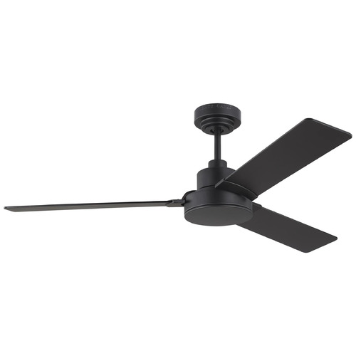 Generation Lighting Fan Collection Jovie 58 Midnight Black Fan by Generation Lighting Fan Collection 3JVR52MBK