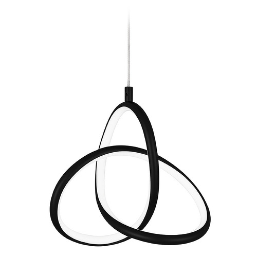 Quoizel Lighting Illoria 7.50-Inch LED Pendant in Matte Black by Quoizel Lighting PCILR1507MBK