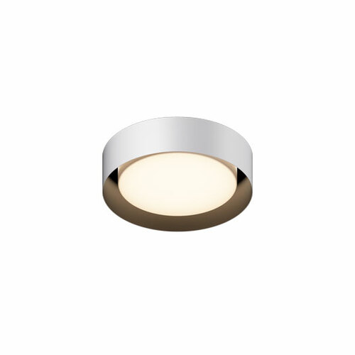 ET2 Lighting Echo 13-Inch 5CCT LED Flush Mount in White & Black by ET2 Lighting E51010-WTBK