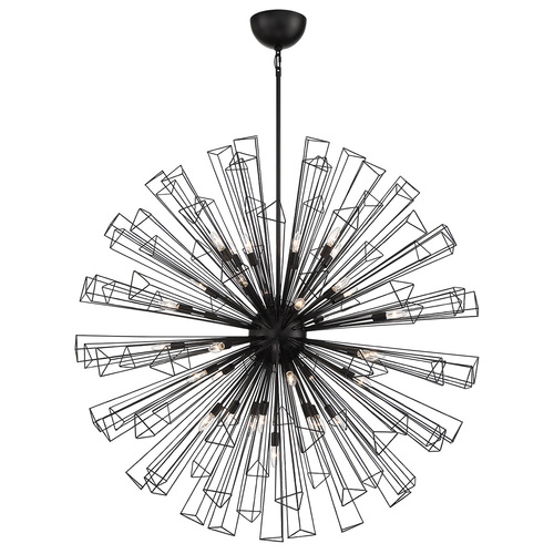Dendelio 53.50-Inch Chandelier in Black by Eurofase