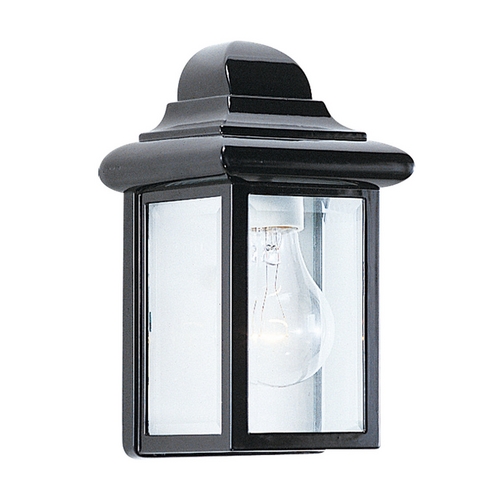 Generation Lighting Mullberry Outdoor Wall Light in Black by Generation Lighting 8588-12