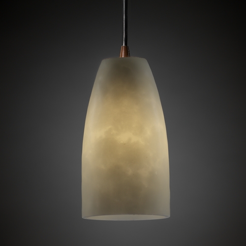 Justice Design Group Justice Design Group Clouds Collection Mini-Pendant Light CLD-8816-28-DBRZ