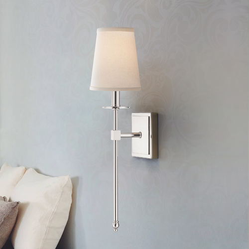 Polished Nickel Sconce by Savoy House