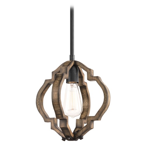 Spicewood Gilded Iron Mini Pendant by Progress Lighting