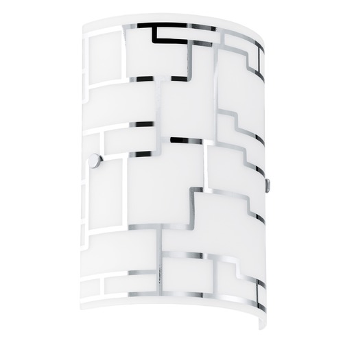 Bayman Chrome Sconce by Eglo Lighting