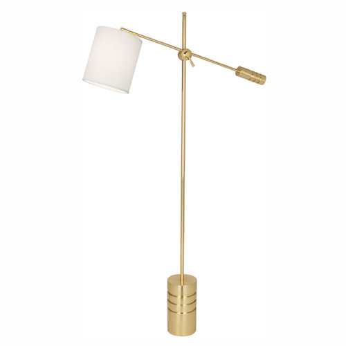 Robert Abbey Lighting Campbell Floor Lamp with Modern Brass