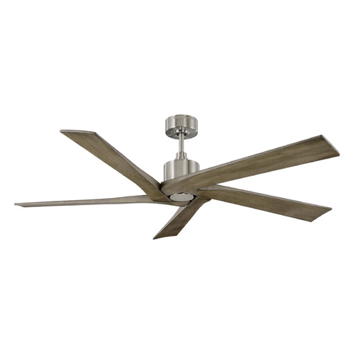 Aspen 56-Inch Fan in Brushed Steel by Visual Comfort & Co Fans