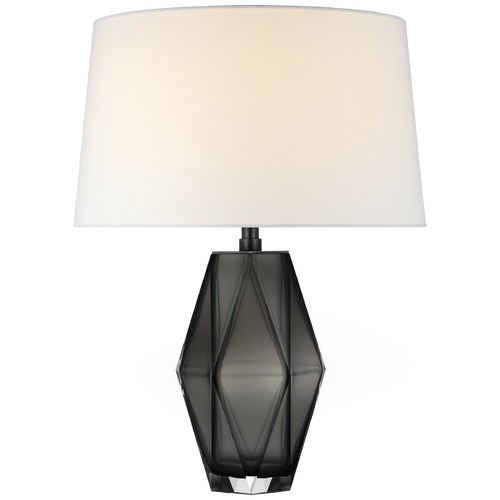 Visual Comfort Signature Collection Chapman & Myers Palacios Medium Table Lamp in Smoke by Visual Comfort Signature CHA8439SMGL