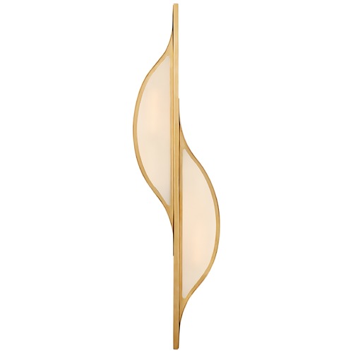 Visual Comfort Signature Collection Kelly Wearstler Avant Large Sconce in Antique Brass by Visual Comfort Signature KW2705ABFG