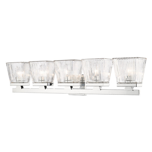 Z-Lite Astor Chrome Bathroom Light by Z-Lite 1936-5V-CH