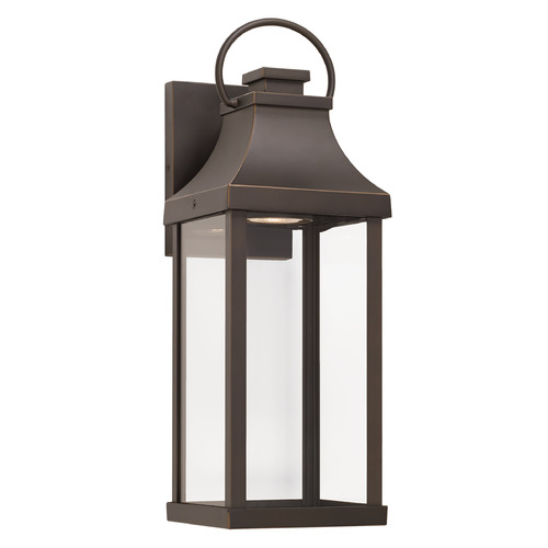 Capital Lighting Bradford 17.25-Inch Outdoor Wall Lantern in Bronze by Capital Lighting 946411OZ-GL