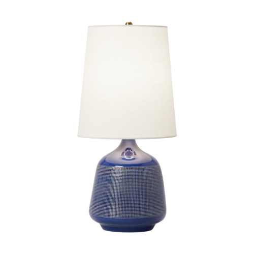 Ornella 19-Inch Table Lamp in Blue Celadon by Visual Comfort Studio