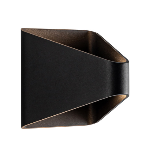 Kuzco Lighting Kuzco Lighting Ellis Black LED Outdoor Wall Light EW33806-BK-UNV-010