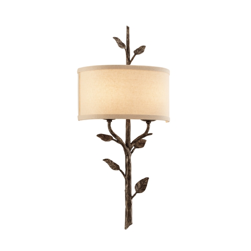 Almont 26-Inch Wall Scocne in Bronze Leaf by Troy Lighting