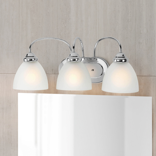 Heart Bathroom Light in Polished Chrome by Progress Lighting