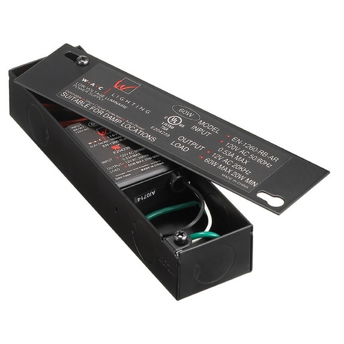 120V&12V 60W Enclosed Electronic Transformer by WAC Lighting