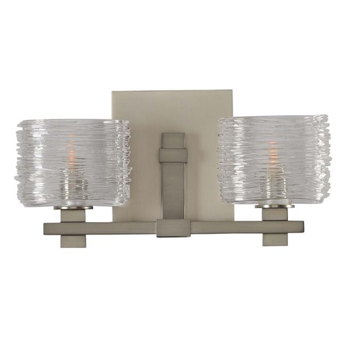 Clearwater Satin Nickel Bathroom Light by Kalco Lighting