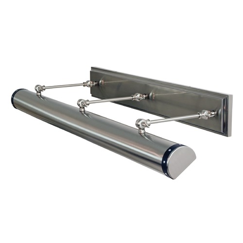 Steamer Satin Nickel & Black Picture Light by House of Troy Lighting