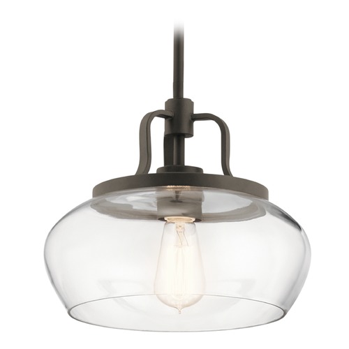 Kichler Lighting Transitional Pendant Light Olde Bronze Davenport by Kichler Lighting 43903OZ