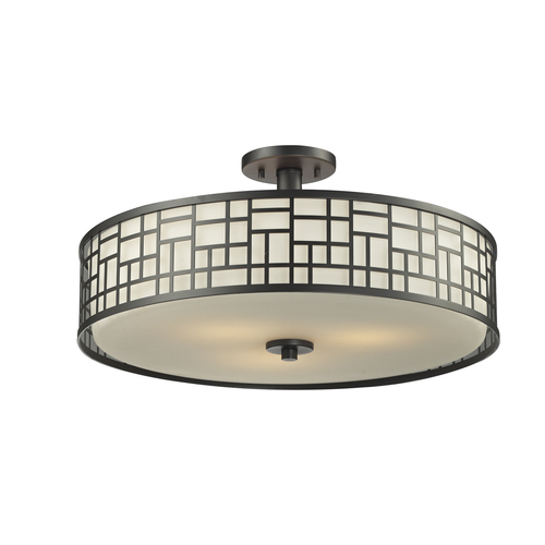 Elea Bronze Semi-Flush Mount by Z-Lite