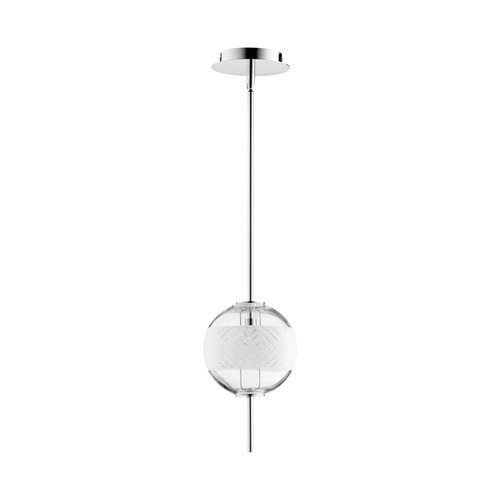 Cyan Design Peloton 7-Inch Mini Pendant in Polished Nickel by Cyan Design 10048