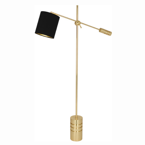 Robert Abbey Lighting Campbell Floor Lamp with Modern Brass
